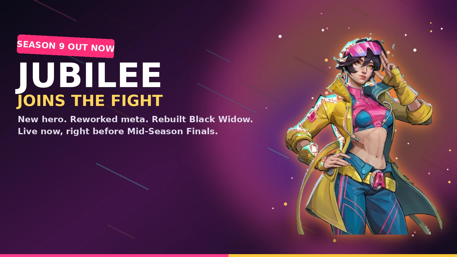 Marvel Rivals Season 9 Brings Jubilee, a Team-Up Overhaul, and a Black Widow Rework